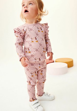 DISNEY MICKEY MOUSE SET - Leggings - Trousers - pale pink