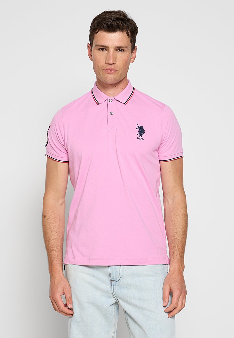 U.S. Polo Assn. Poloshirt donkerroze