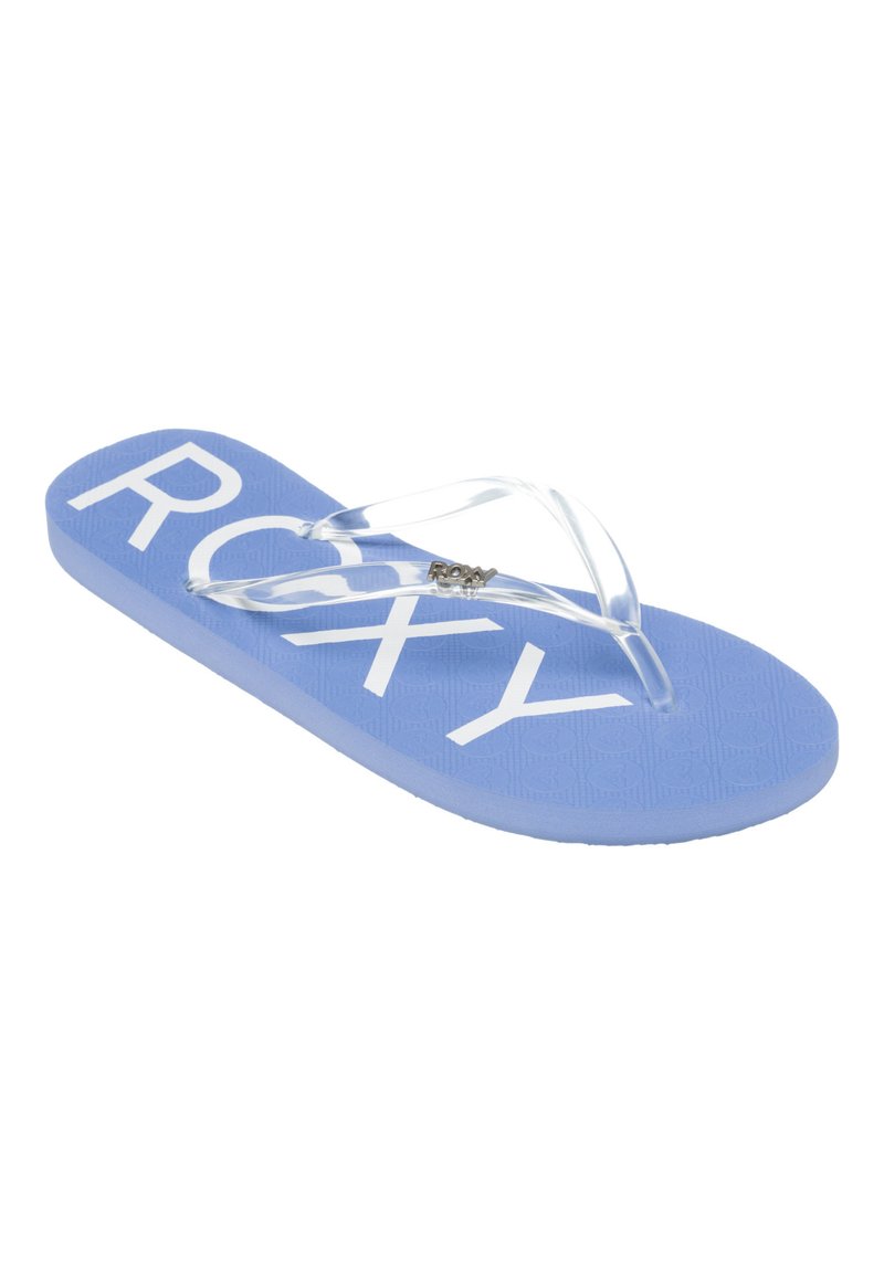 Chancletas Roxy Viva Stamp Para Mujer - Azul Marino | Suela De Goma Y Diseño Ecológico