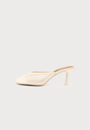 ALDO CRISTELLE - Pantolette hoch - light yellow