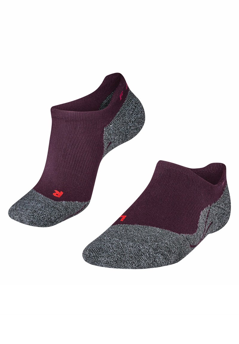FALKE RU3 INVISIBLE RUNNING EXTRA-STRONG CUSHIONING - Calze - dark mauve