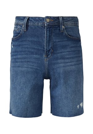 s.Oliver JEANS-HOSE SURI - Jeans Shorts - blau