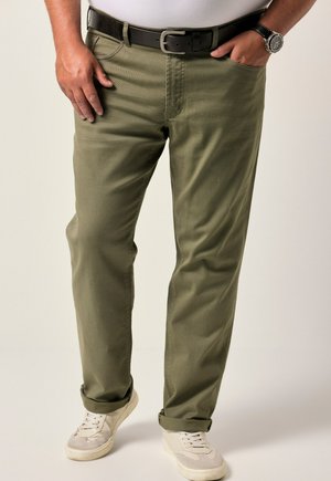 Relaxed fit -farkut - khaki