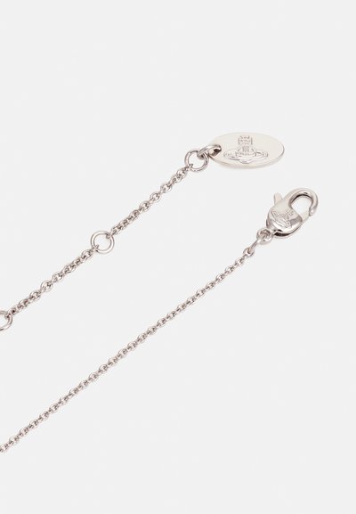 Vivienne Westwood THIN LINES SHORT FLAT PENDANT UNISEX - Κολιέ - silver-coloured