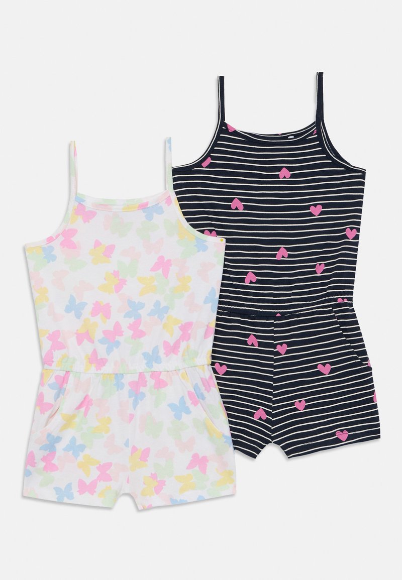 Name it - VIGGA STRAP SUIT 2 PACK - Jumpsuit - bright white/dark sapphire, Forstørre