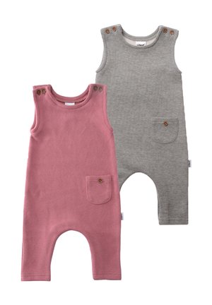 2PACK - Jumpsuit - rosa grau