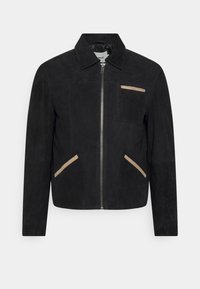 MECH - Casaco de couro - black