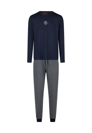 GREAT BAY - Nachtwäsche Set - dunkelblau grau