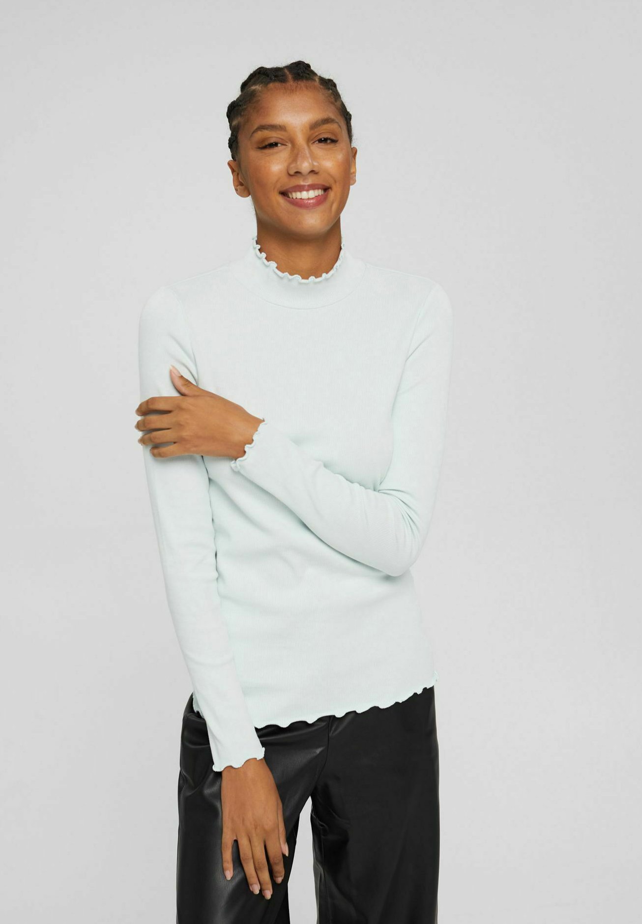 top bleu turquoise femme