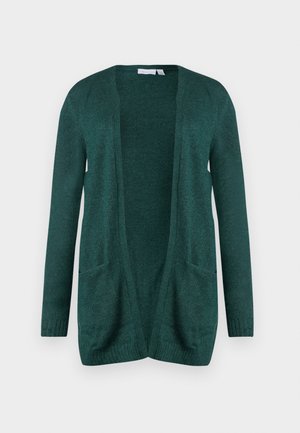 VILA VIRIL OPEN CARDIGAN - Kardigan - ponderosa pine/dark melange