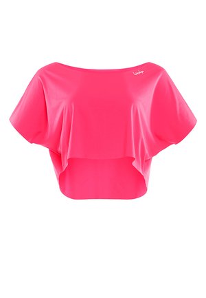 FUNCTIONAL DANCE-TOP DT104 - Paprasti marškinėliai - neon pink