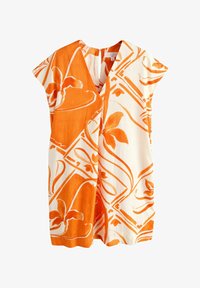 Kijelölve, orange tile print