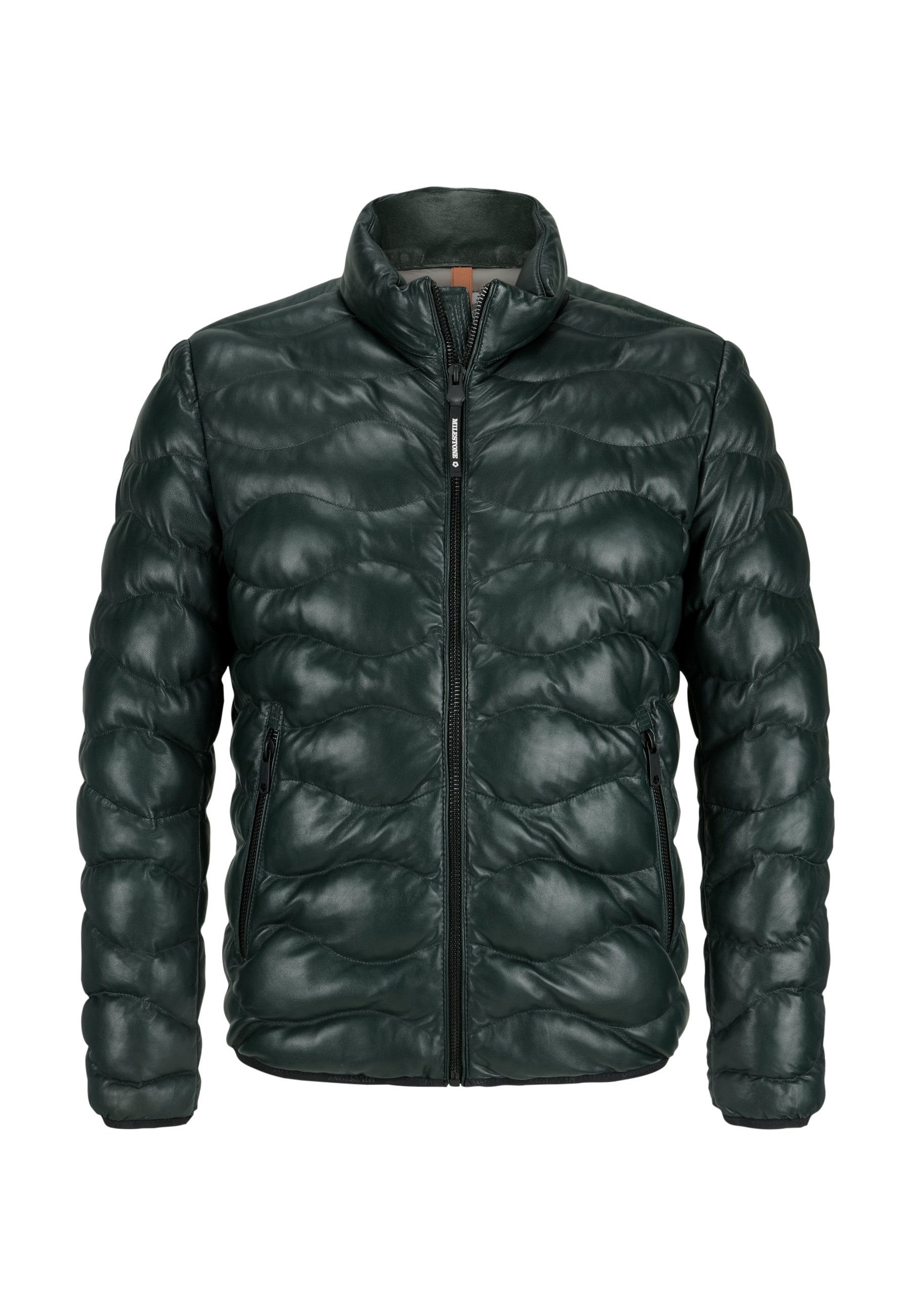 Jacket Milestone Leder Daunenjacke Leather Jacket Milestone Jacke