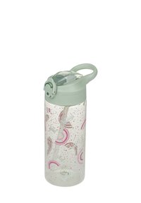 Baagl MIT STROHHALM REGENBOGEN 500 ML - Borraccia - grün