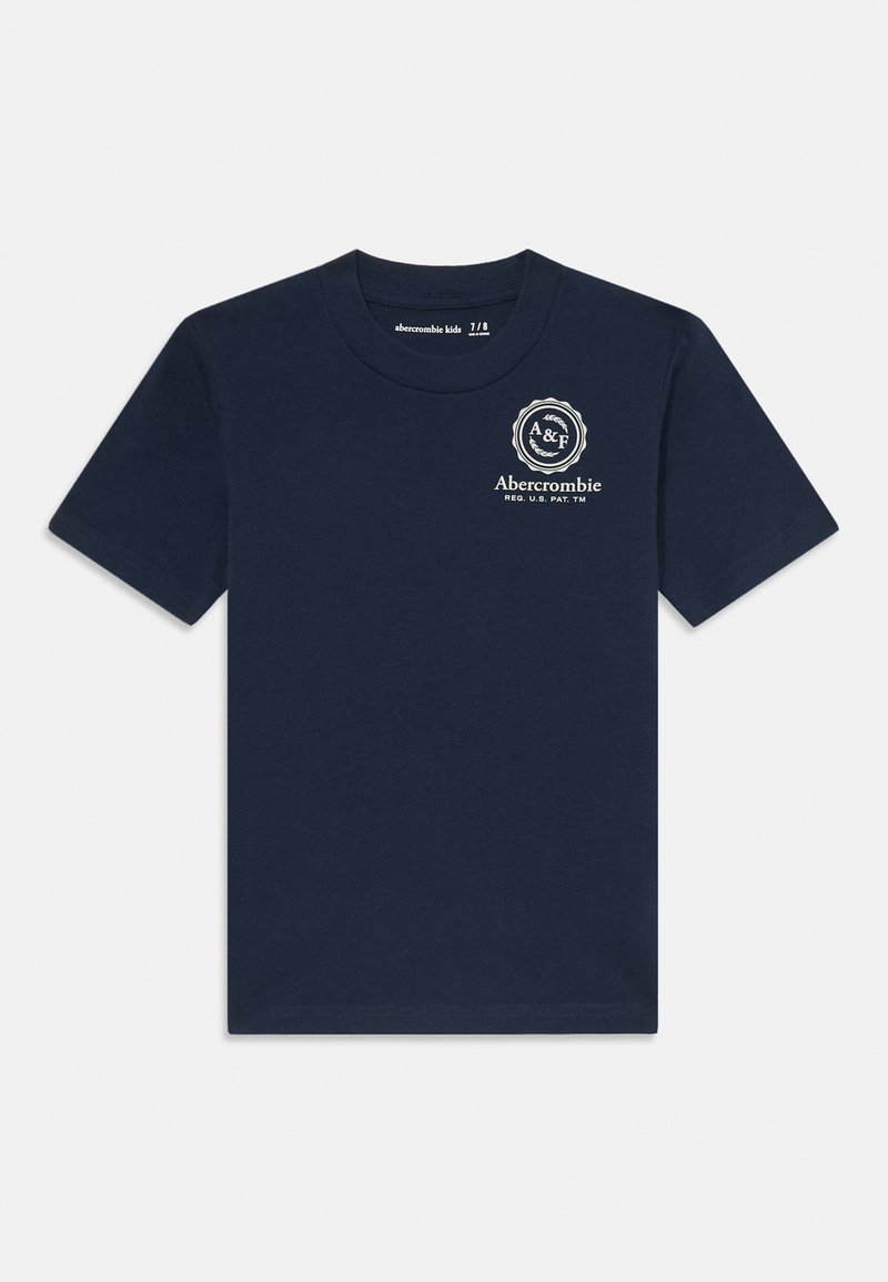 Abercrombie & Fitch TEE UNISEX - T-shirt imprimé - navy blazer