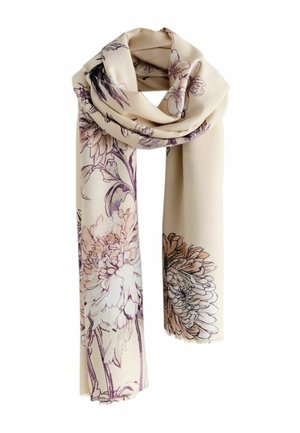 Écharpe - white vintage floral