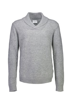 Jumper - mid grey mel