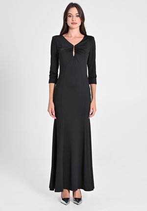 LUNGO - Vestito lungo - black plain