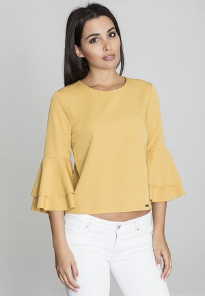 BLOUSE - Blouse - yellow