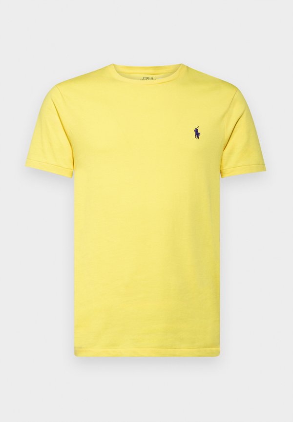 CUSTOM SLIM FIT JERSEY CREWNECK T-SHIRT - Basic T-shirt - lemon rind4