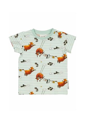 MAMMA MU - T-shirts print - mint stripe