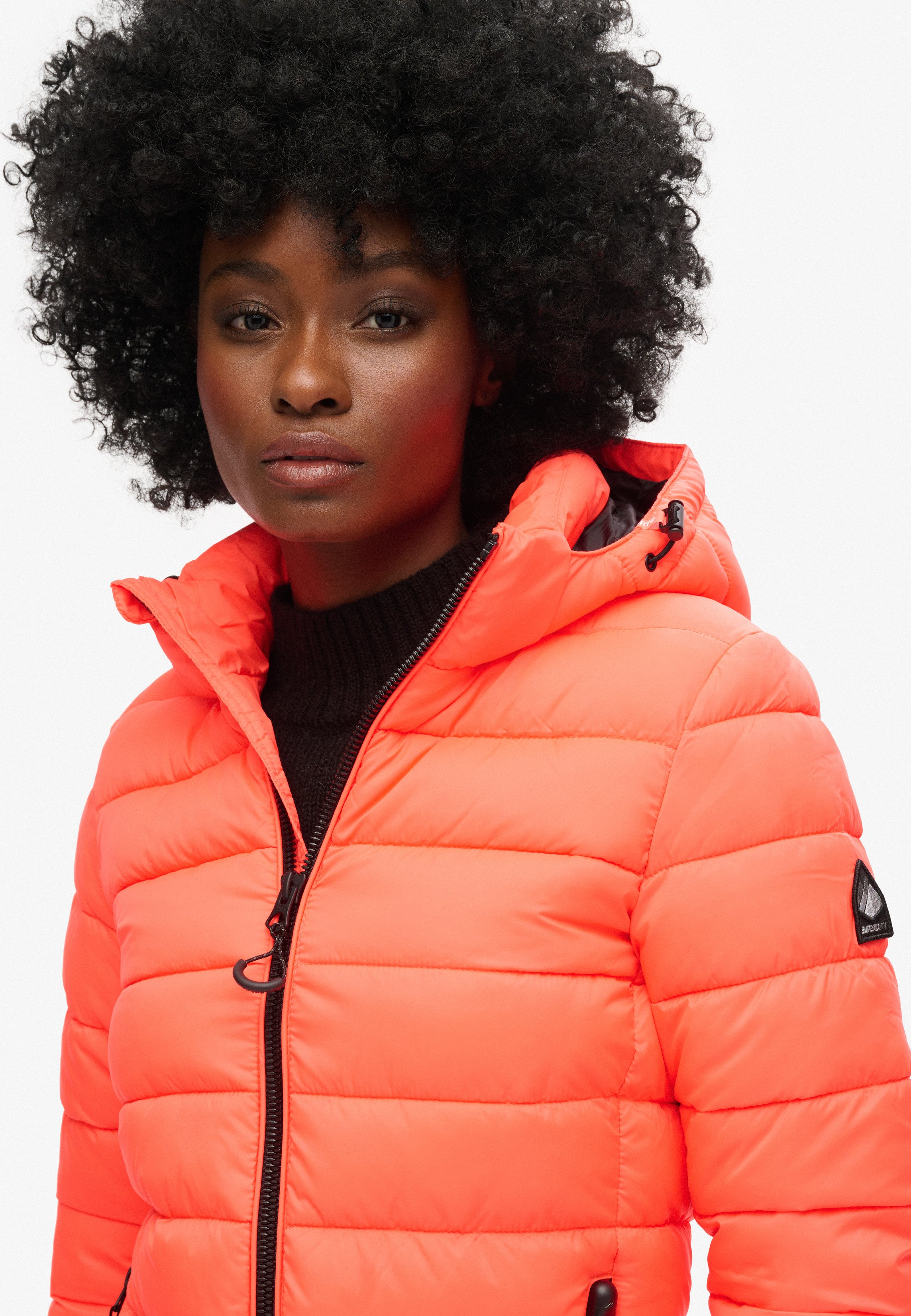 Superdry & Co CLASSIC FUJI PUFFER - Winter jacket - hyper fire