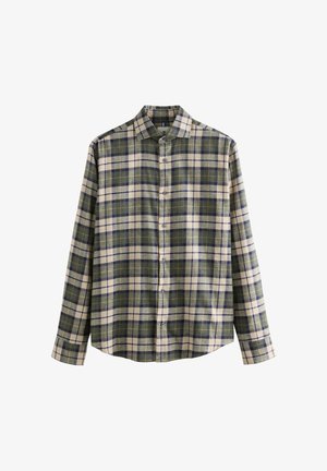 Next, BRUSHED CHECKED - REGULAR FIT - Shirt - green check
