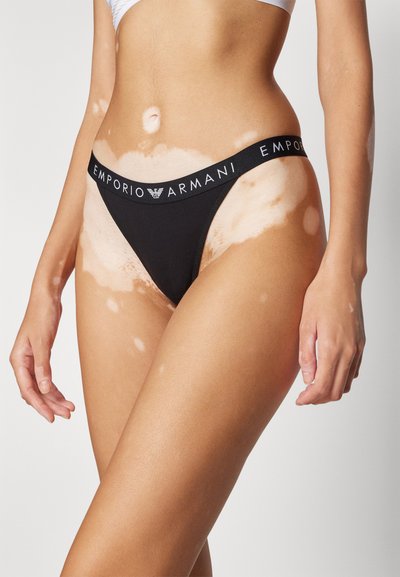 Emporio Armani THONG 2 PACK - String - nero black