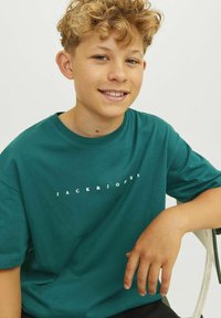 Jack & Jones Junior JJESTAR NOOS - T-Shirt print - deep teal