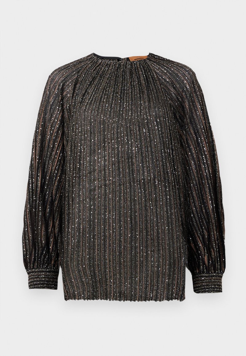 Missoni CREWNECK SWEATER - Blouse - brown/black