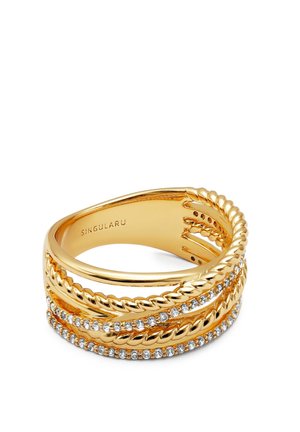 TRIPLE CROSS SPARK - Anillo - gold-coloured