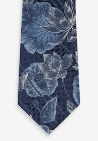 Next REGULAR - Krawatte - dark blue floral