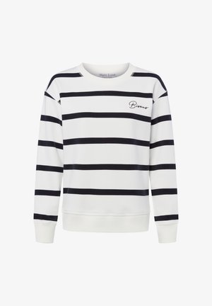 Marie Lund, Sweatshirt - weiß/marine