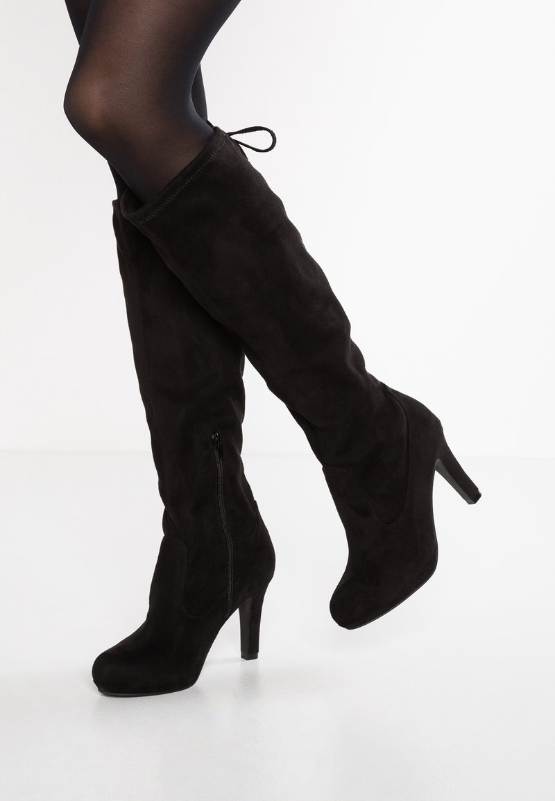 Anna Field Botas de tacón - black