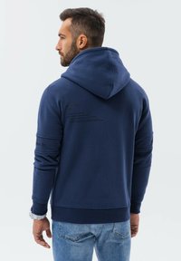 Ombre WITH PRINTS  - Mikina na zip - navy