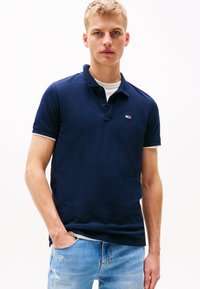 Tommy Jeans PLACKET  - Polo shirt - dark night navy