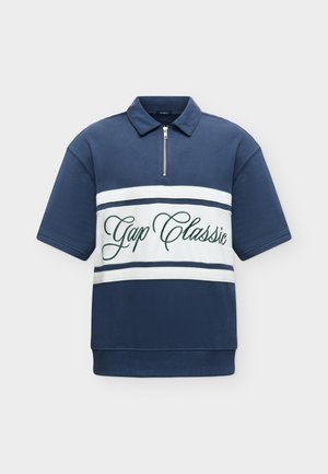 GAP, SCRIPT LOGO - поло - vintage navy