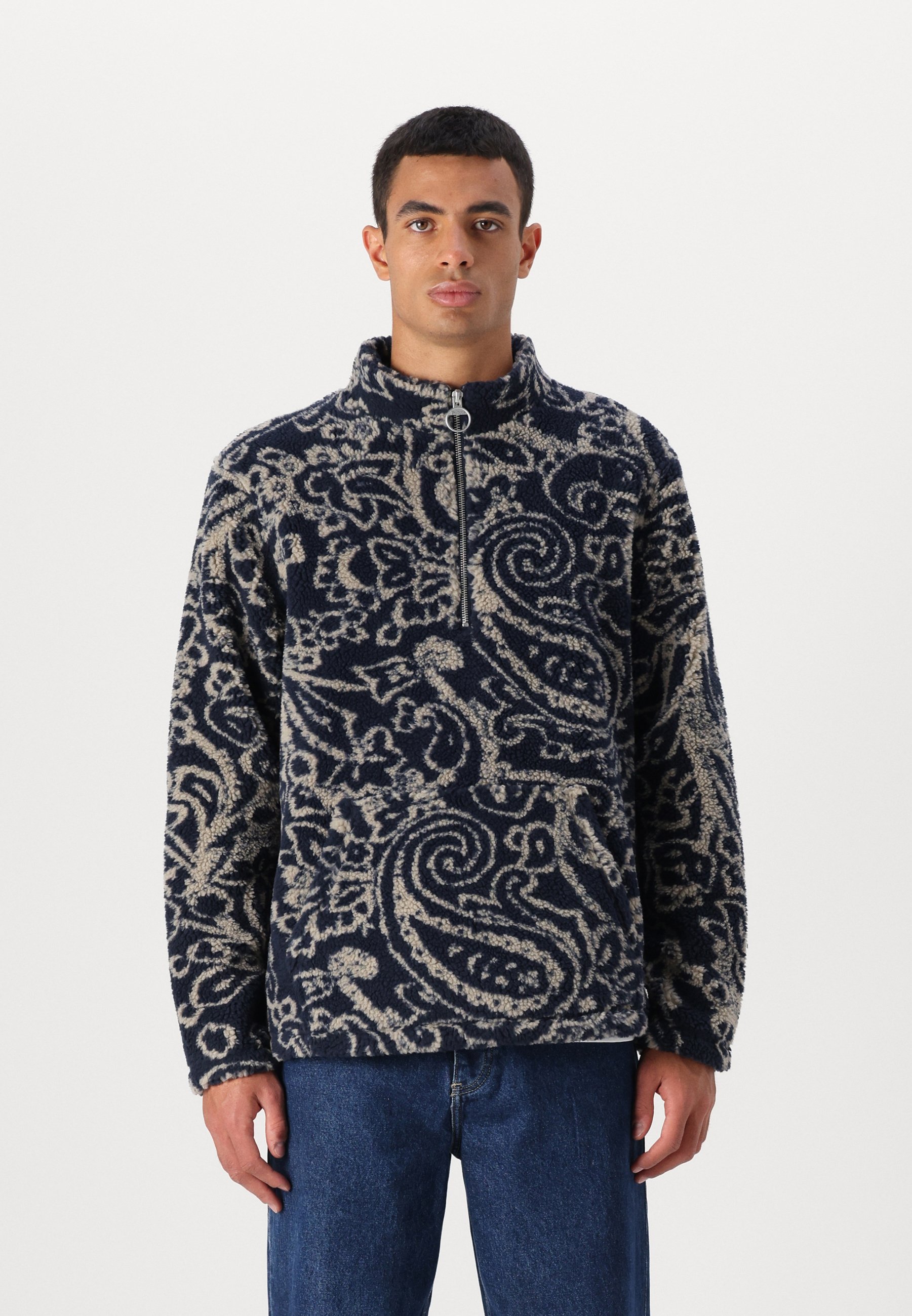 BDG Urban Outfitters PAISLEY UNISEX - Fleece jumper - black
