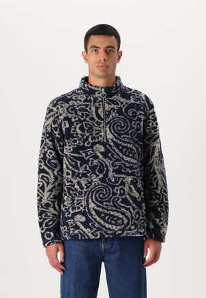 Barbour FERGUS HALF ZIP - Fleece jumper - navy
