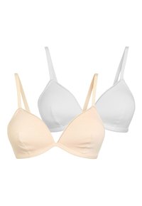 Next - LIGHT PAD TWO PACK - Reggiseno a triangolo - beige Immagine in miniatura 1