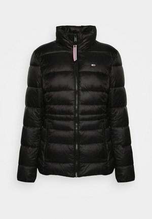 QUILTED TAPE DETAIL JACKET - Veste d'hiver - black