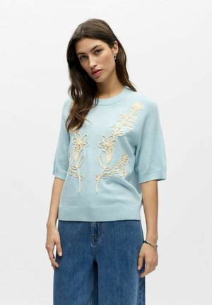 OBJLANEY RUBIN NOOS - T-shirt print - winter sky