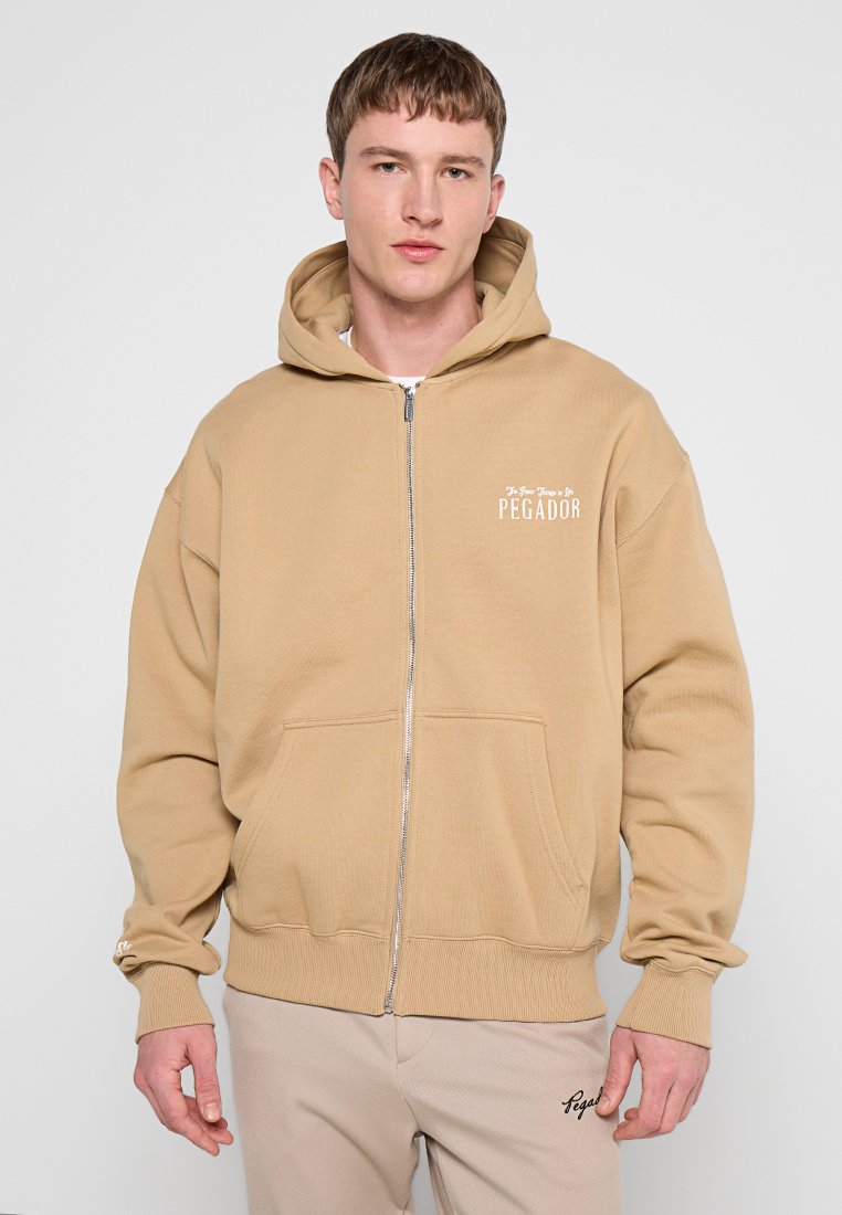 Pegador Sweater met rits beige