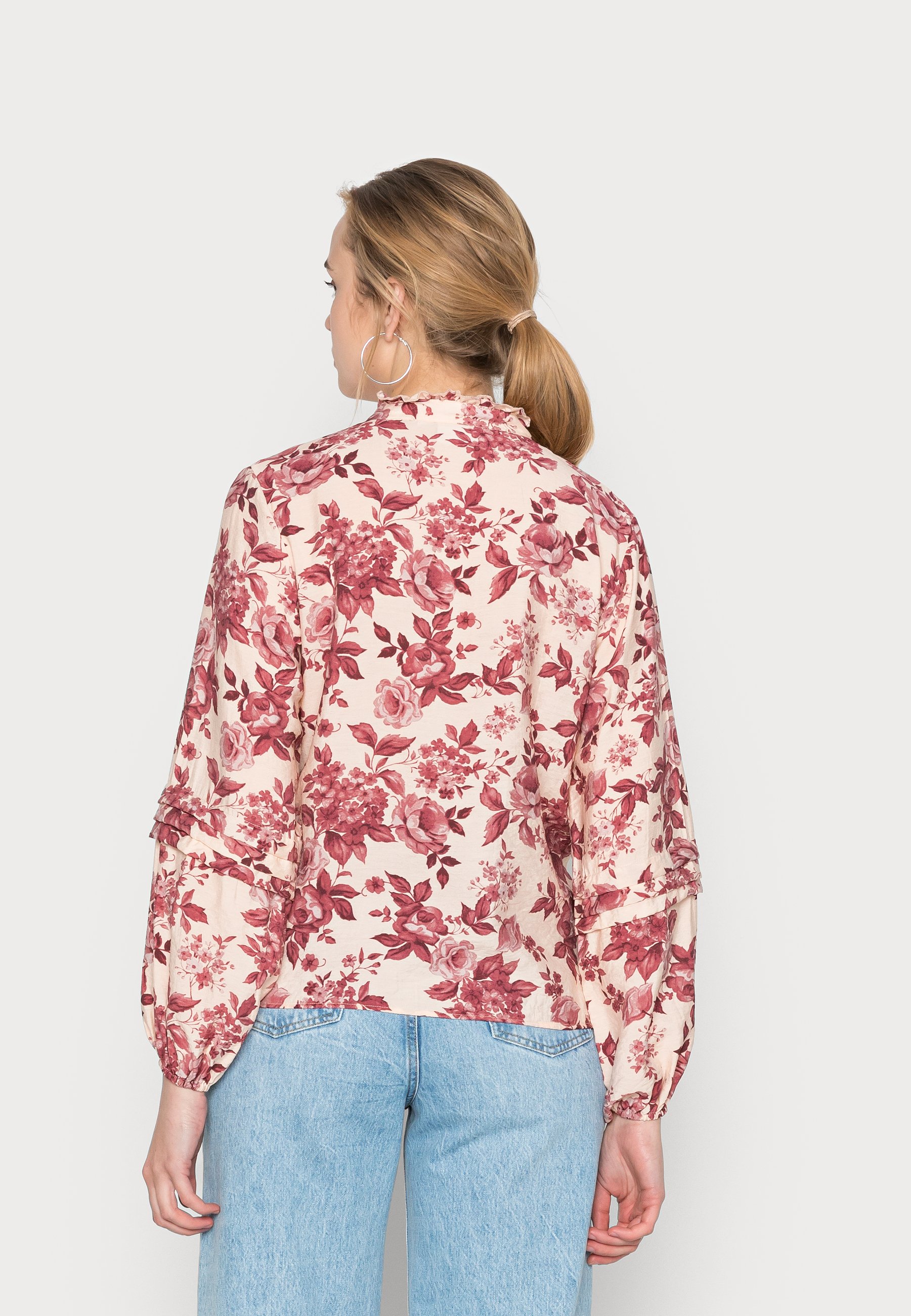 Vila BRAVO BLOUSE - Blouse - birch/dark 