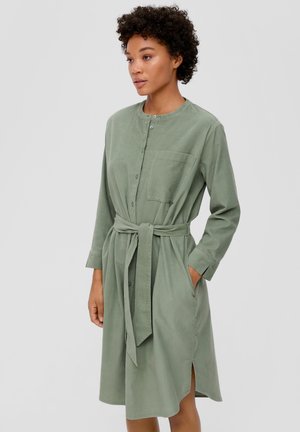 AUS FEIN - Robe chemise - salbeigrün