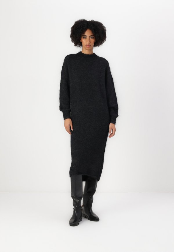 NUNY - Jumper dress - mottled anthracite