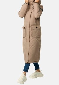 Navahoo Wintermantel - taupe