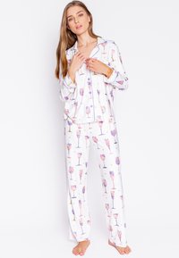 PJ Salvage IT’S A WINEFUL LIFE SET - Nachtwäsche Set - off white