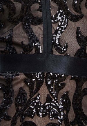 Goddiva, EMBROIDERED SEQUIN BODYCON MIDI - Cocktailkleid/festliches Kleid - black