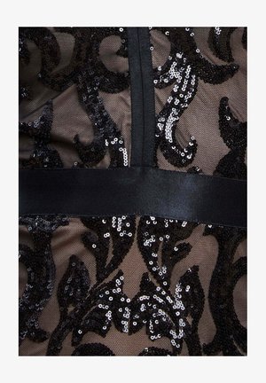 Goddiva, EMBROIDERED SEQUIN BODYCON MIDI - Cocktailkleid/festliches Kleid - black